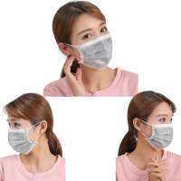 4 Layer Disposable Black Activated Carbon Anti Dust Masks Face Mouth Mask Ear Hanging Gas Respirator Filter Mouth-muffle